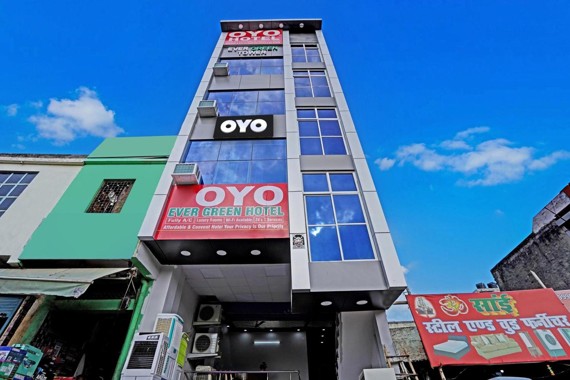 גאזיאבאד Oyo Flagship Evergreen Tower Hotel מראה חיצוני תמונה