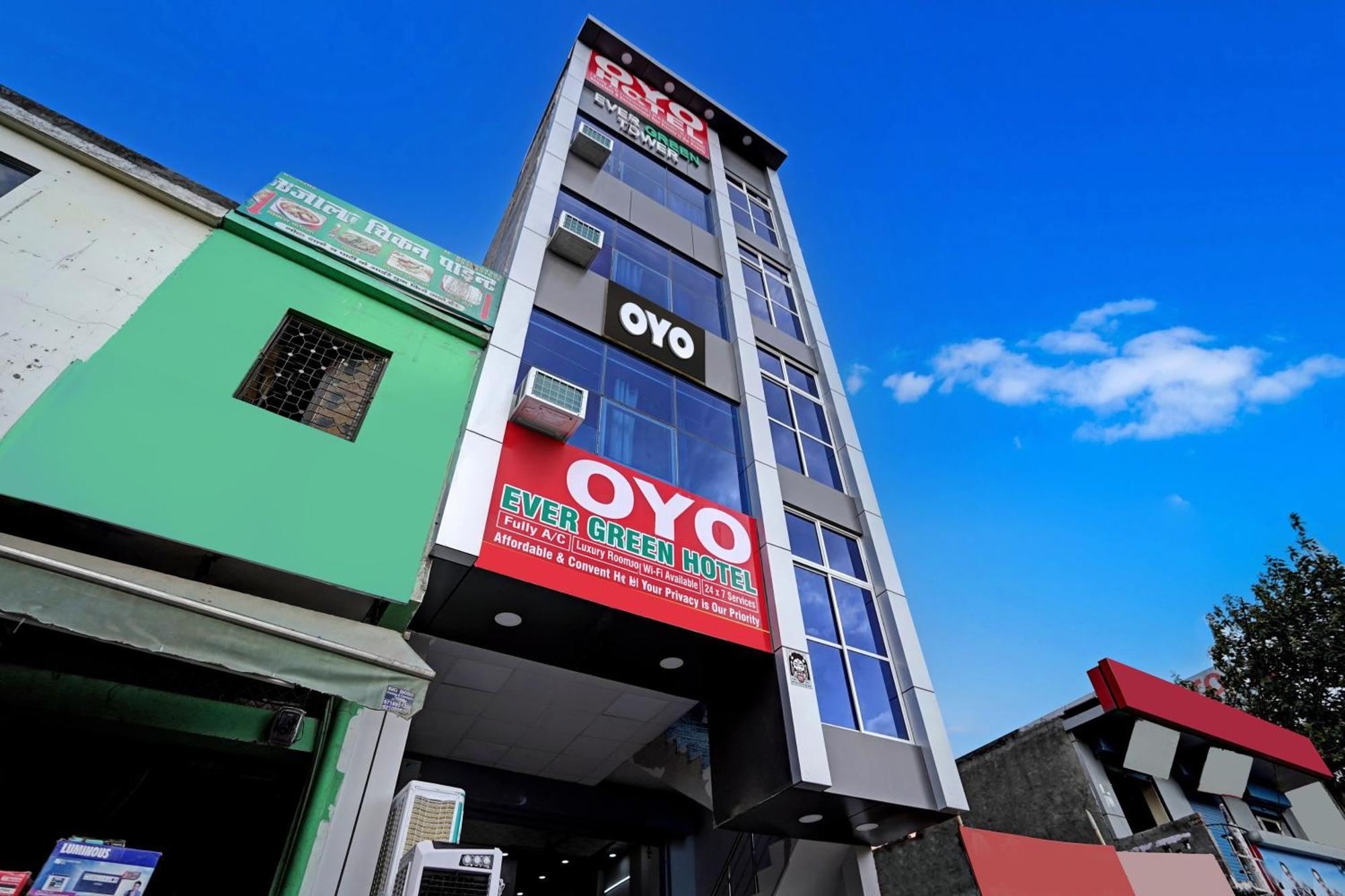גאזיאבאד Oyo Flagship Evergreen Tower Hotel מראה חיצוני תמונה