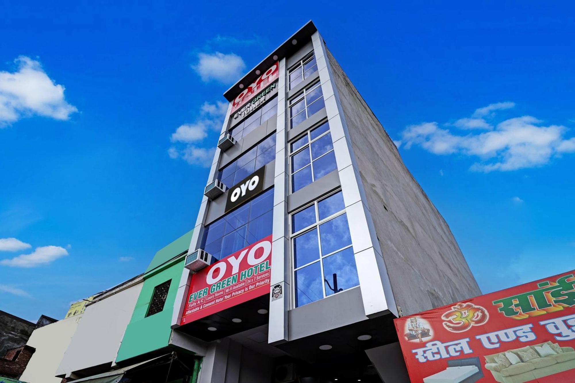 גאזיאבאד Oyo Flagship Evergreen Tower Hotel מראה חיצוני תמונה